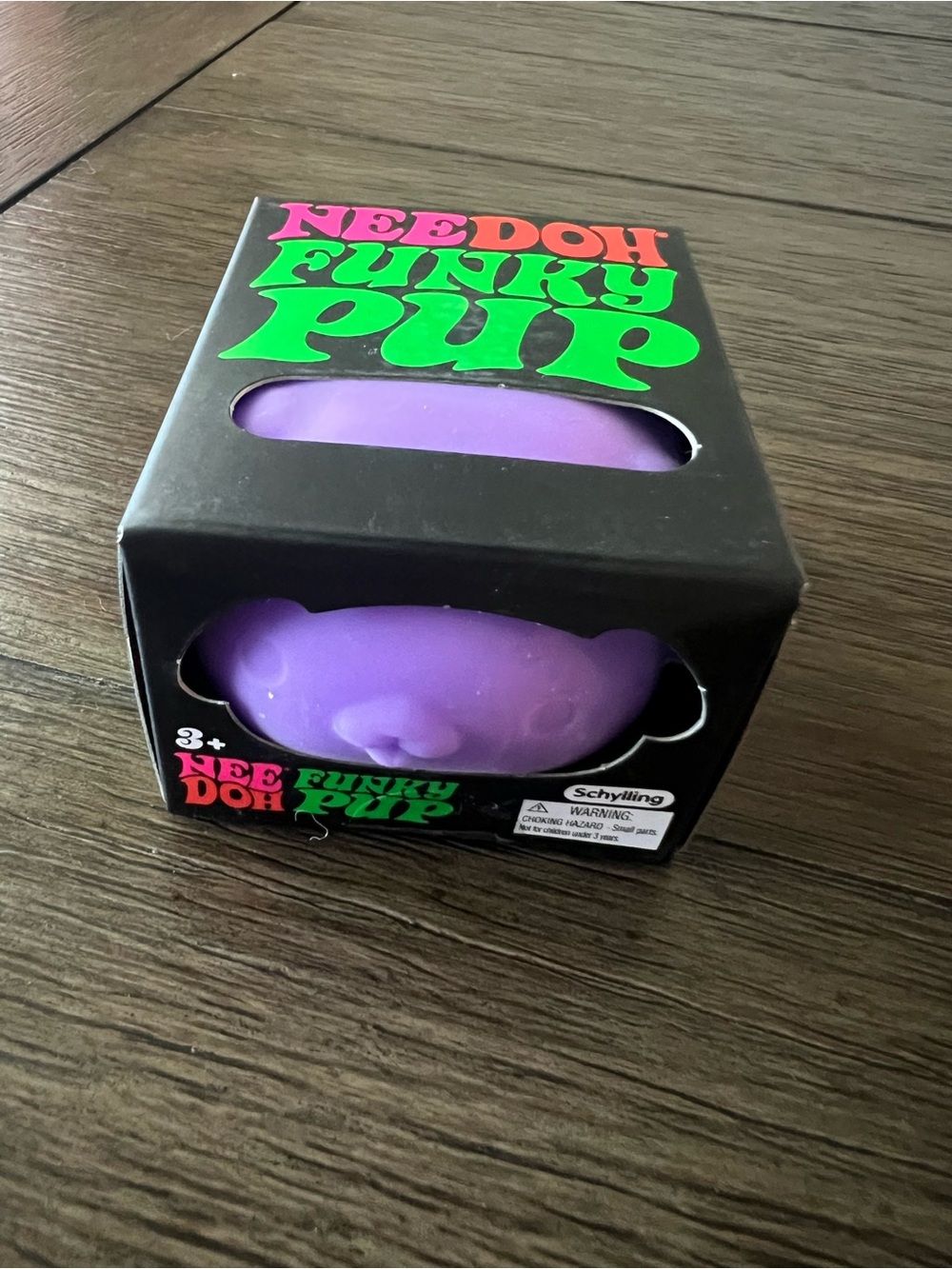 AUTHENTIC Schylling NeeDoh - Funky Pup (Purple)